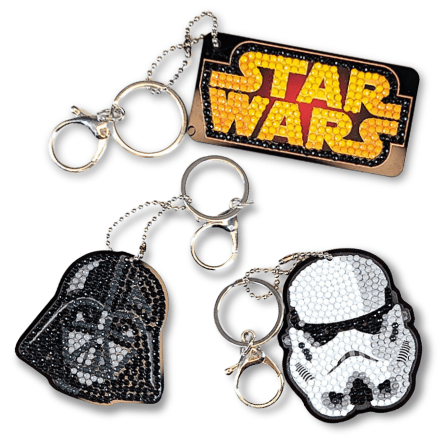 "Star Wars" Crystal Art Keyring Kit