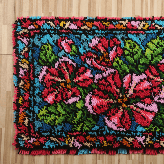 "Stained Glass Window" Latch Hook Rug Kit 48*64cm