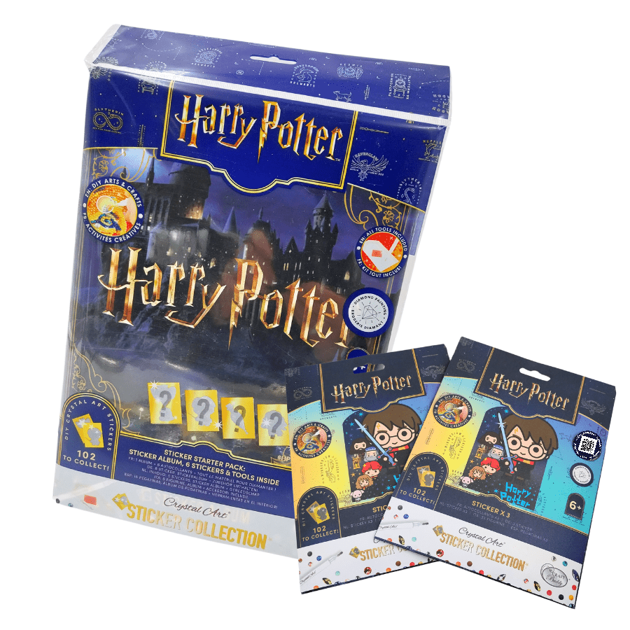 Harry Potter Crystal Art Sticker Album - Starter Pack