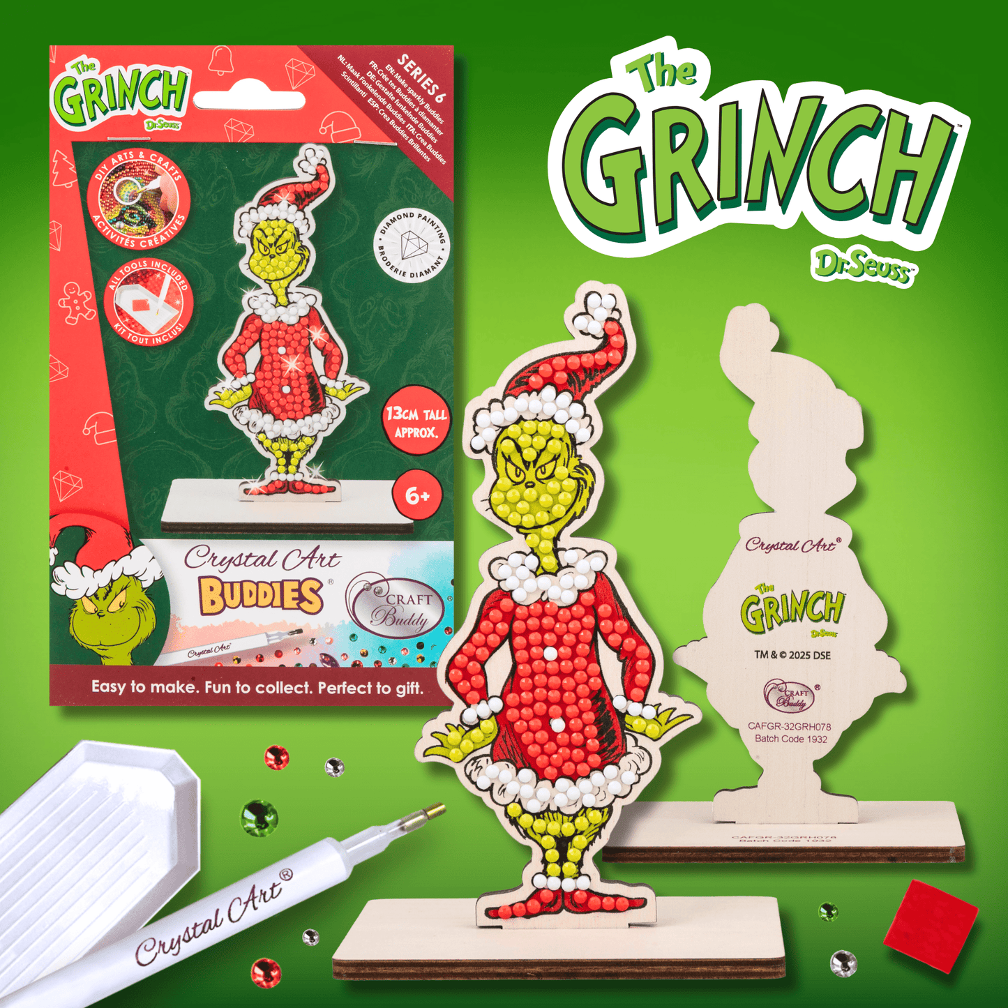 The Grinch Crystal Art Buddies Series 6
