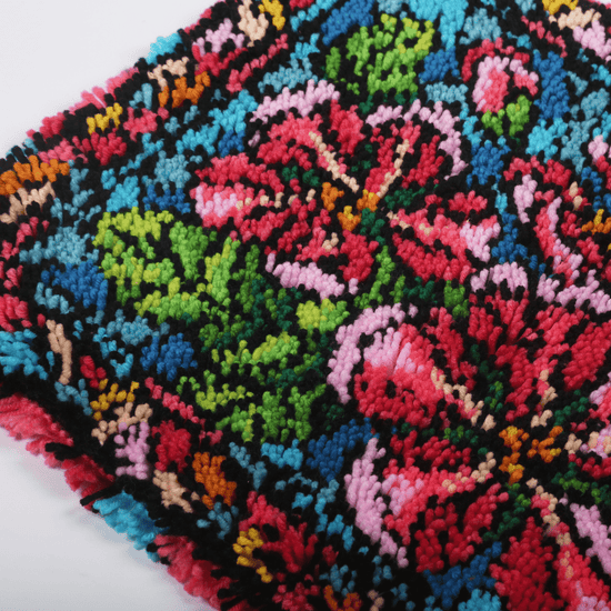 "Stained Glass Window" Latch Hook Rug Kit 48*64cm