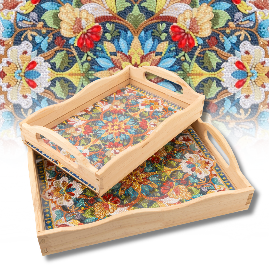 Kaleidoscope Vibes Crystal Art Tray Kit x 2
