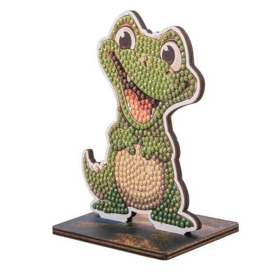 Load image into Gallery viewer, Alligator Crystal Art Wildlife Buddies angle
