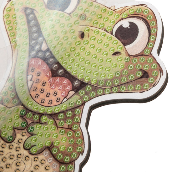 Load image into Gallery viewer, Alligator Crystal Art Wildlife Buddies template
