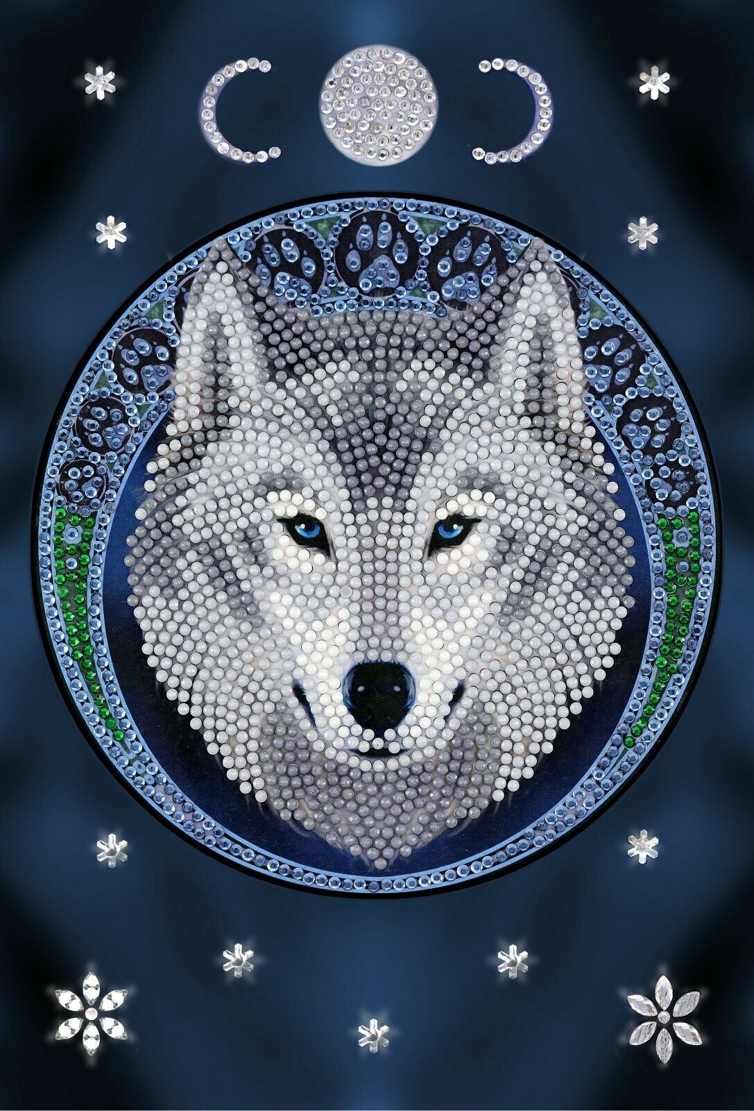 Anne Stokes Lunar Wolf Notebook Crystal Kit image