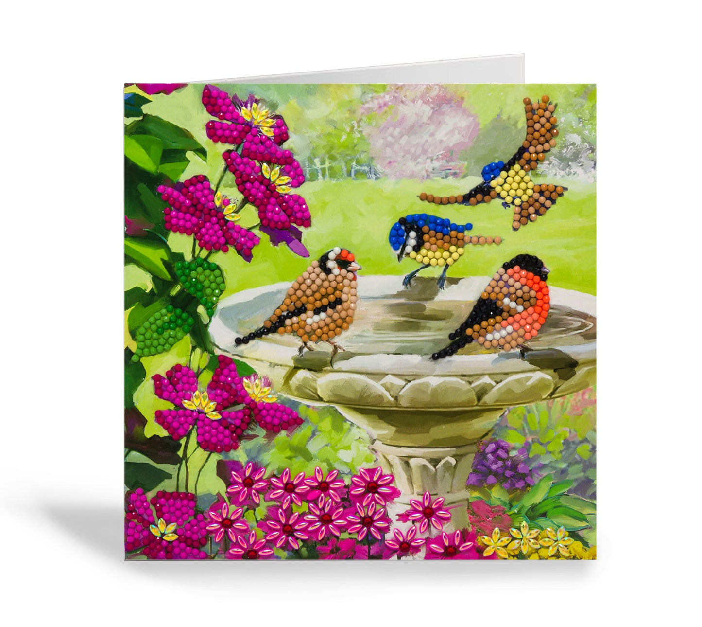 Birds crystal art card kit 1