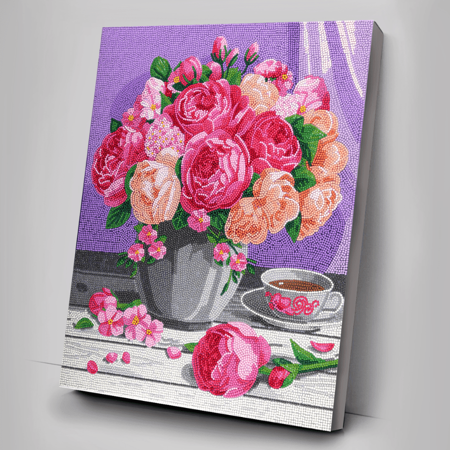 Bouquet Crystal Art Canvas Kit 40x50 final