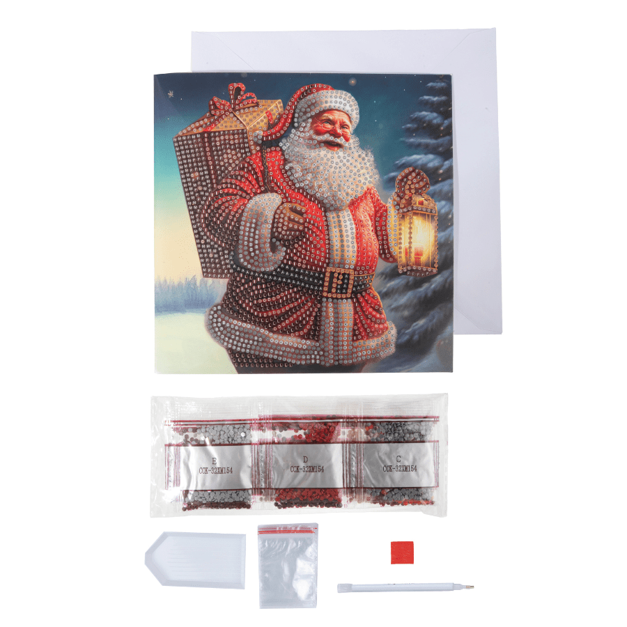 Bringing Joy Crystal Art Card 18x18 contents