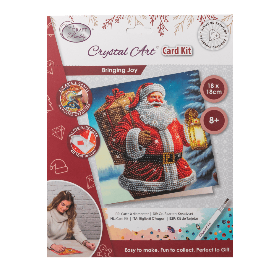 Bringing Joy Crystal Art Card 18x18 pack