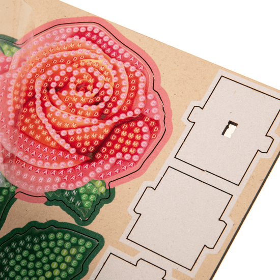 Load image into Gallery viewer, CA-WD010 Crystal Art Flower Vases Wooden Decoration Kit Set 1
