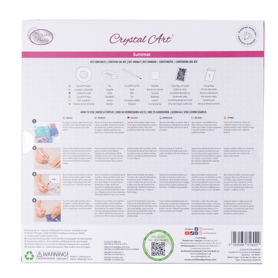 Load image into Gallery viewer, CA-WR27 Summer Crystal Art Wreath Kit 5
