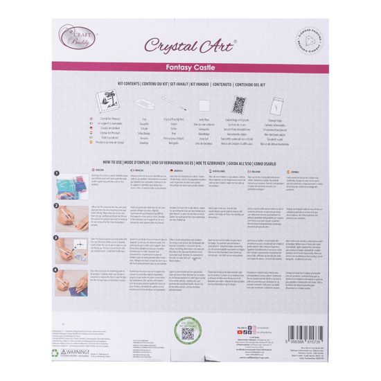 Load image into Gallery viewer, CAK-A234L Fantasy Castle Crystal Art Canvas Kit 40x50cm 7
