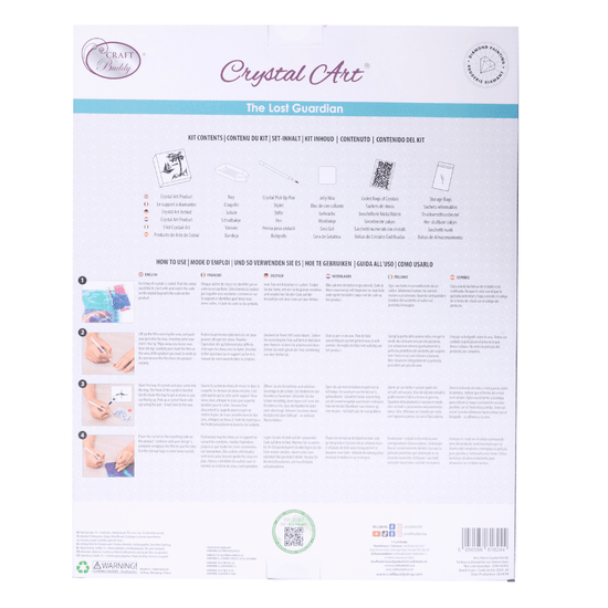 Load image into Gallery viewer, CAK-A241L The Lost Guardian Crystal Art Canvas Kit 40x50cm 
