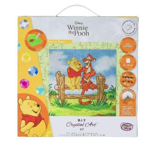 Pooh and Tigger, 30x30cm Crystal Art Kit