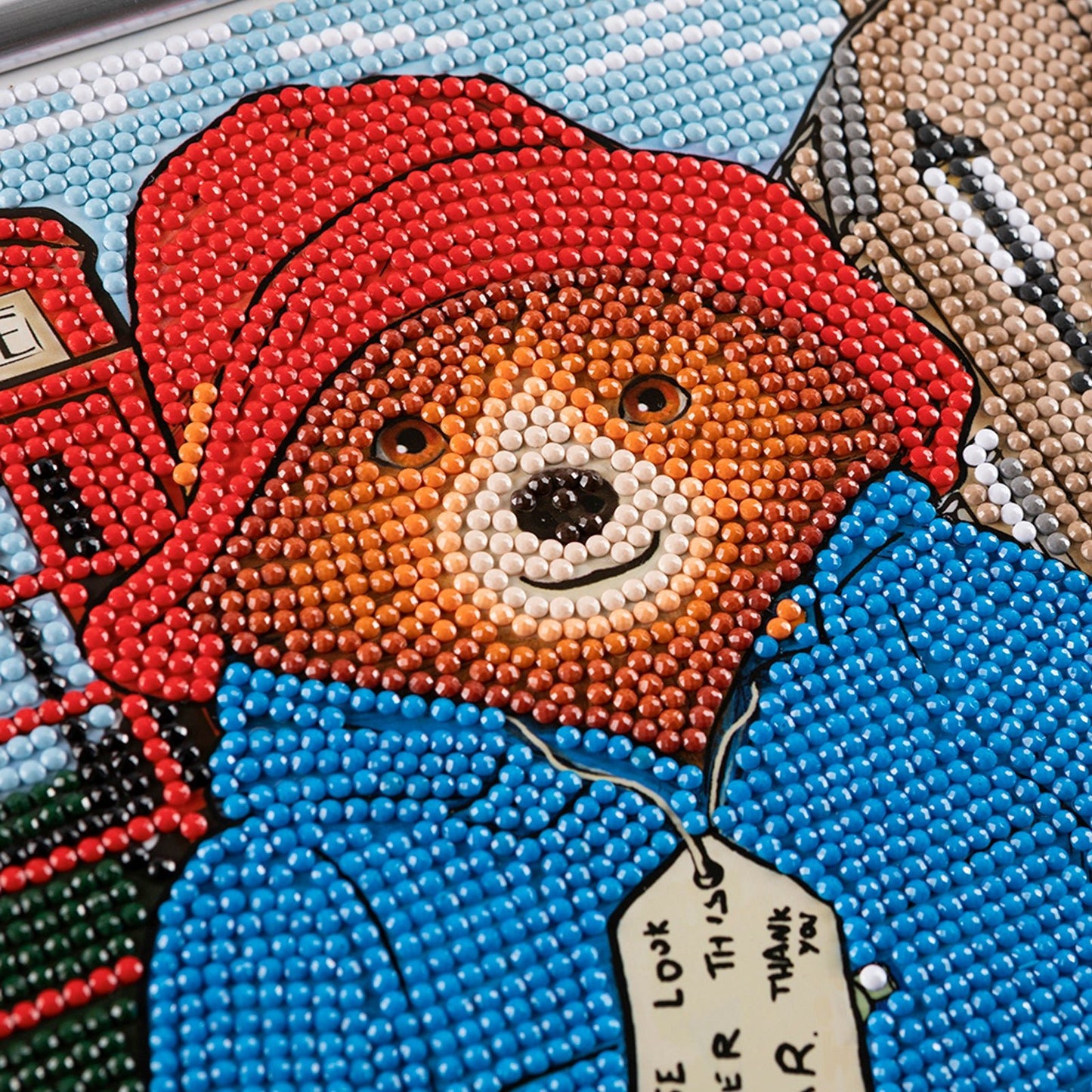 "Taking A Stroll" Paddington Bear Crystal Art Framed Kit 21x25cm