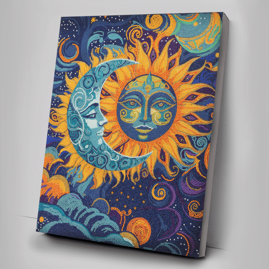 Celestial Union Crystal Art Canvas Kit 40x50cm