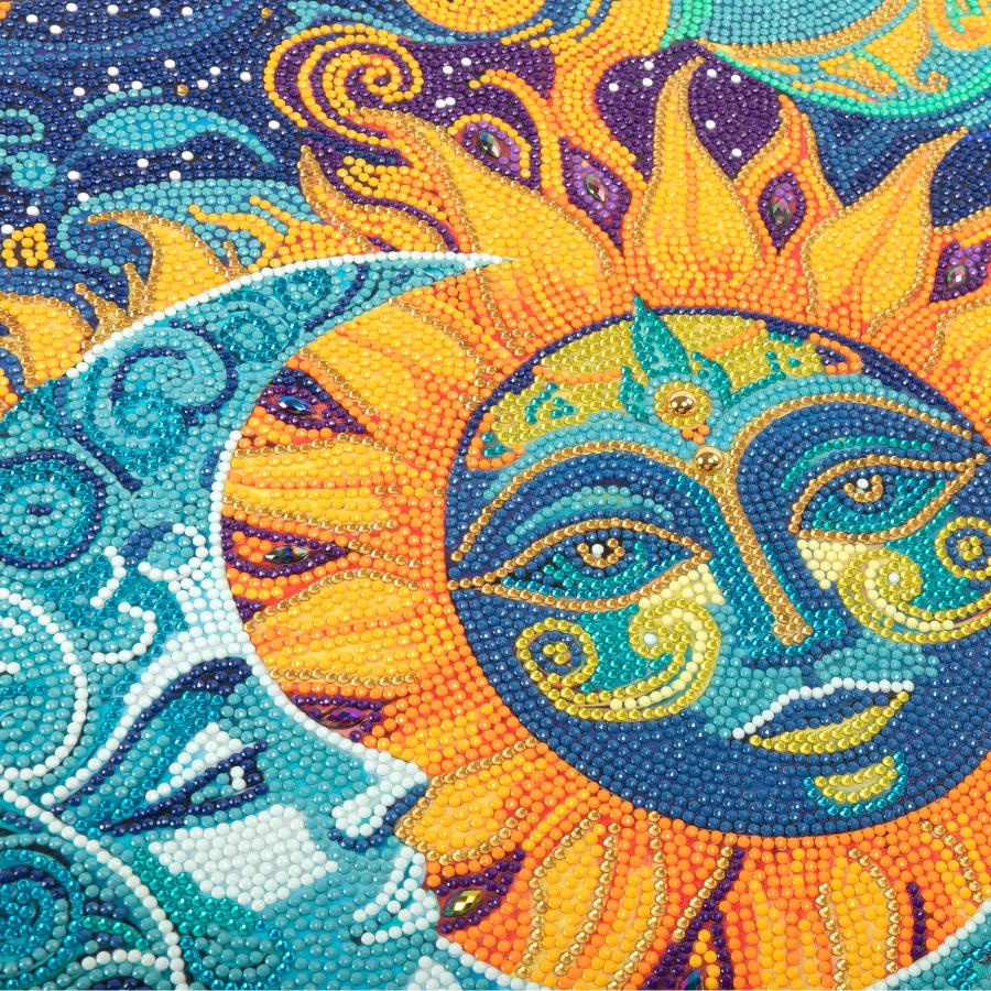 Celestial Union Crystal Art Canvas Kit 40x50cm