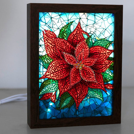 Christmas Crystal Art Small LED Frame Set 9