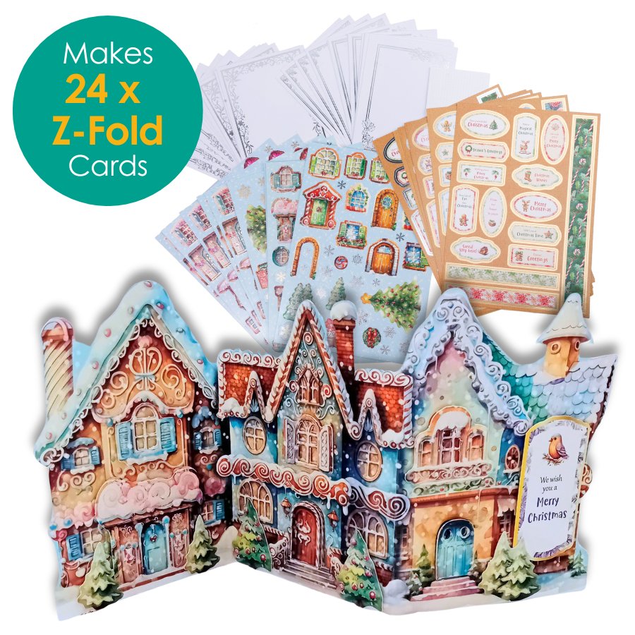 Christmas Gingerbread House Card Making Kit 1