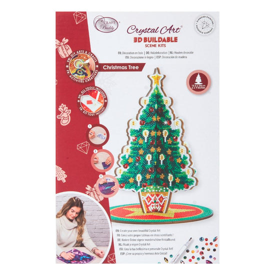 Christmas Tree 3D Crystal Art Scene 2