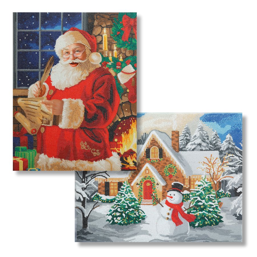 Classic Christmas Set 35x45cm Crystal Art Kit both 4a105a5e e595 4ec5 b146 37fba9af61fb