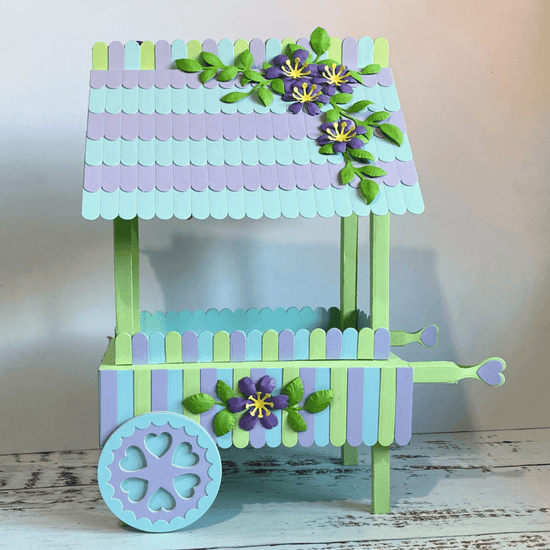Craft Buddy Festival Flower Cart Die Set 10