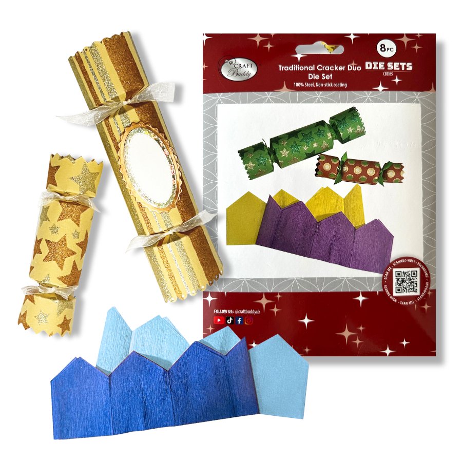 Craft Buddy Traditional Cracker Duo Die Set 6