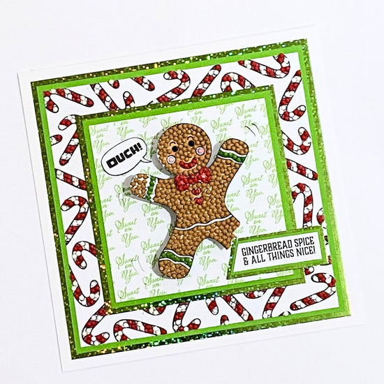 Crystal Art A6 Stamp Set Gingerbread Friends example 1