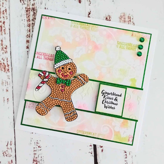 Crystal Art A6 Stamp Set Gingerbread Friends example 2