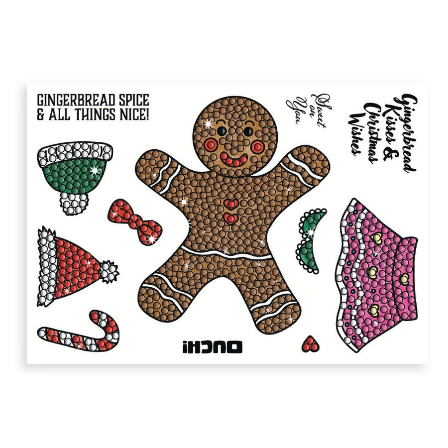 Crystal Art A6 Stamp Set Gingerbread Friends stamps