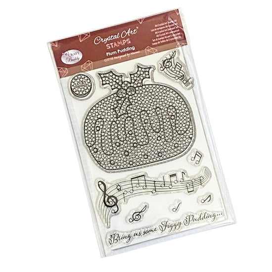 Crystal Art A6 Stamp Set Plum Pudding pack front