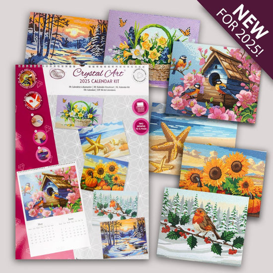 Crystal Art Calendar Kit 2025 13