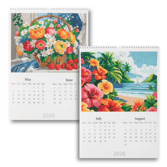 Crystal Art Calendar Kit 2026 11