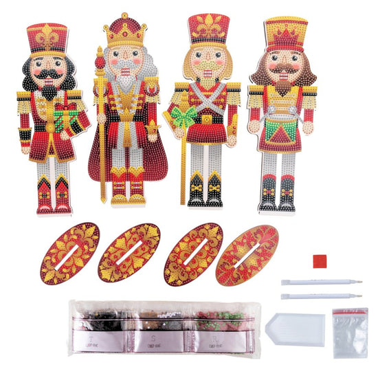 Crystal Art Wooden Decoration Traditional Nutcrackers contents