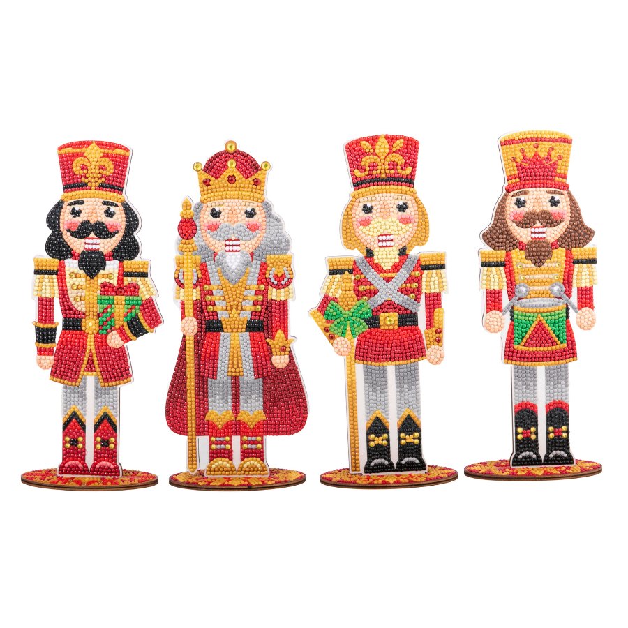 Crystal Art Wooden Decoration Traditional Nutcrackers row