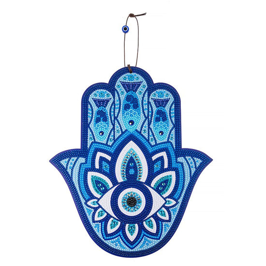 Crystal Art Wooden Hanging Decoration Hamsa Hand Kit