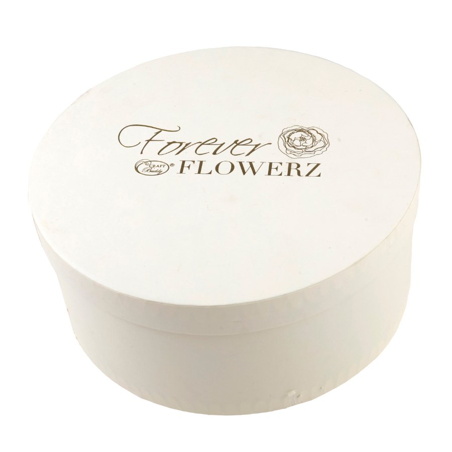 "Deluxe Cream Celebration Box" Forever Flowerz Box 