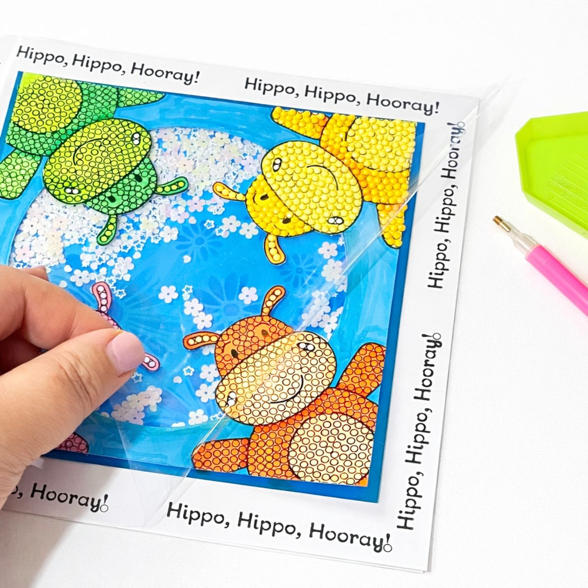 Diamond painting non stick film lifestyle