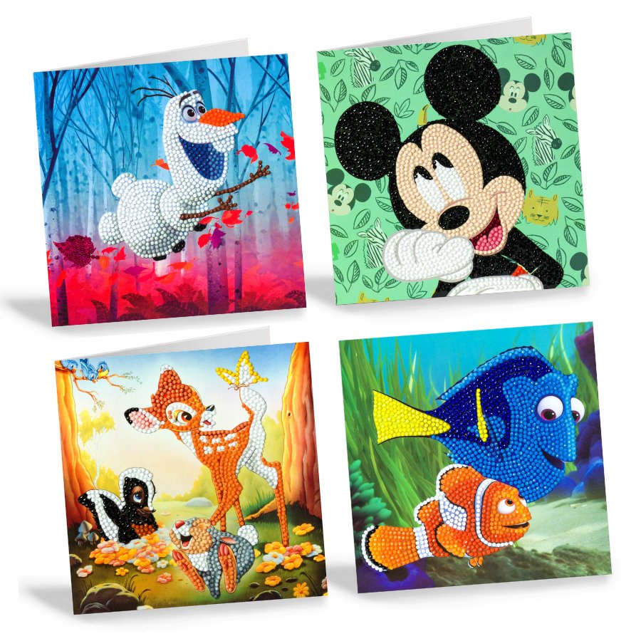 Disney Cards Set of 4