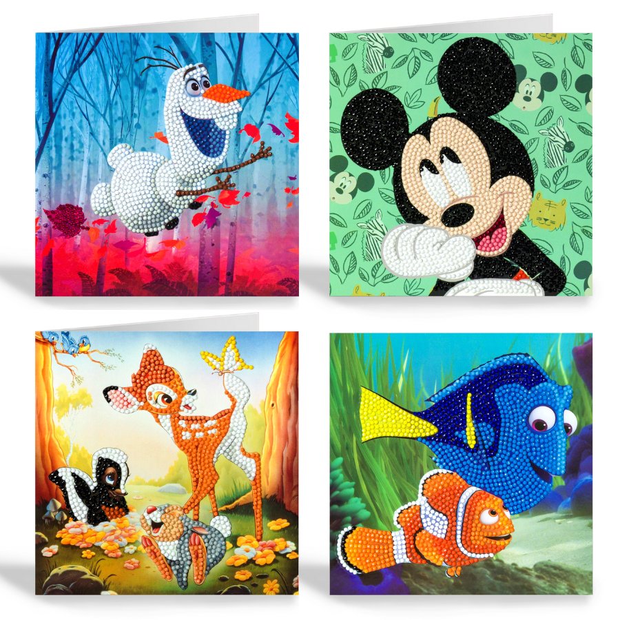 Disney Cards Set of 4