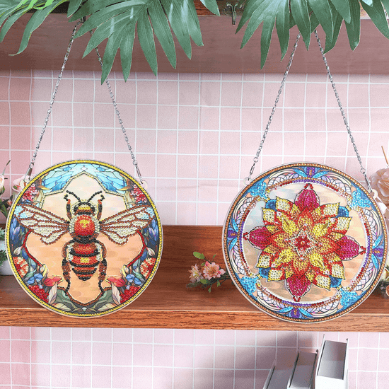Load image into Gallery viewer, Double sided Hanging Ornaments Set of 2 4
