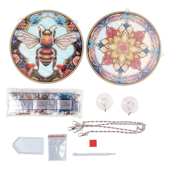 Load image into Gallery viewer, Double sided Hanging Ornaments Set of 2 7
