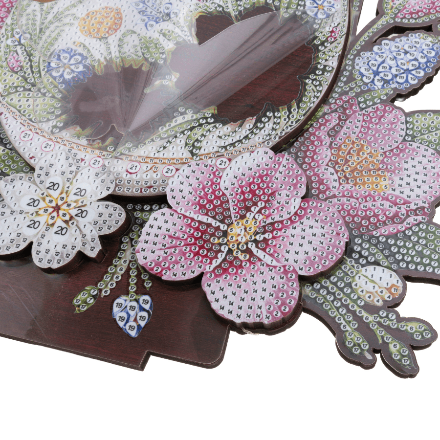 Easter Blooms Crystal Art Wooden Decoration Kit