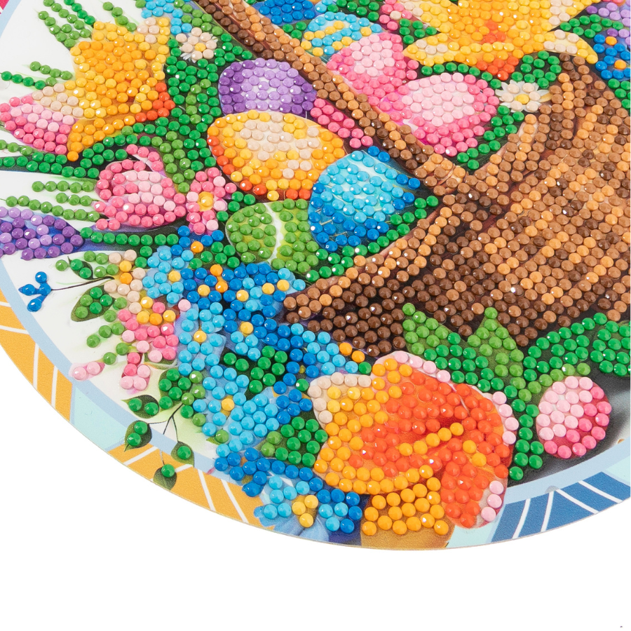 Easter Bunny & Delights Crystal Art Hanging Decoration x 2