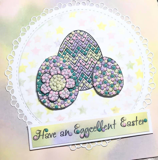 Craft Buddy Easter Party, Crystal Art A5 Stamp Set