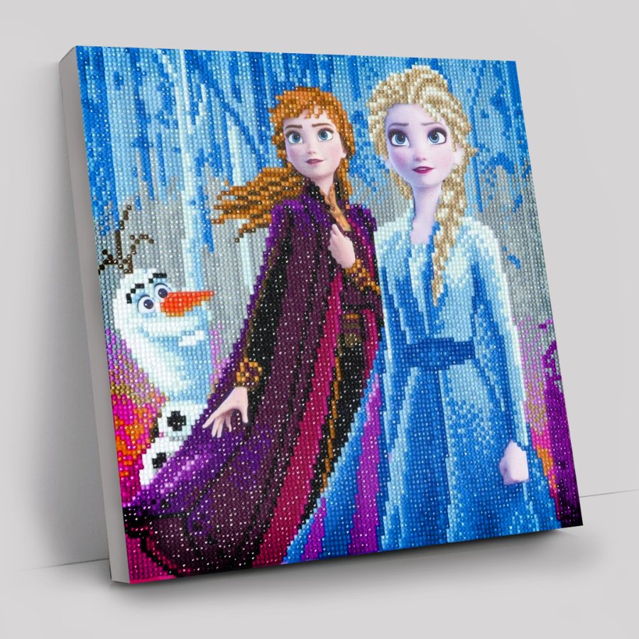 Elsa Anna Olaf Art Kit 30x30cm