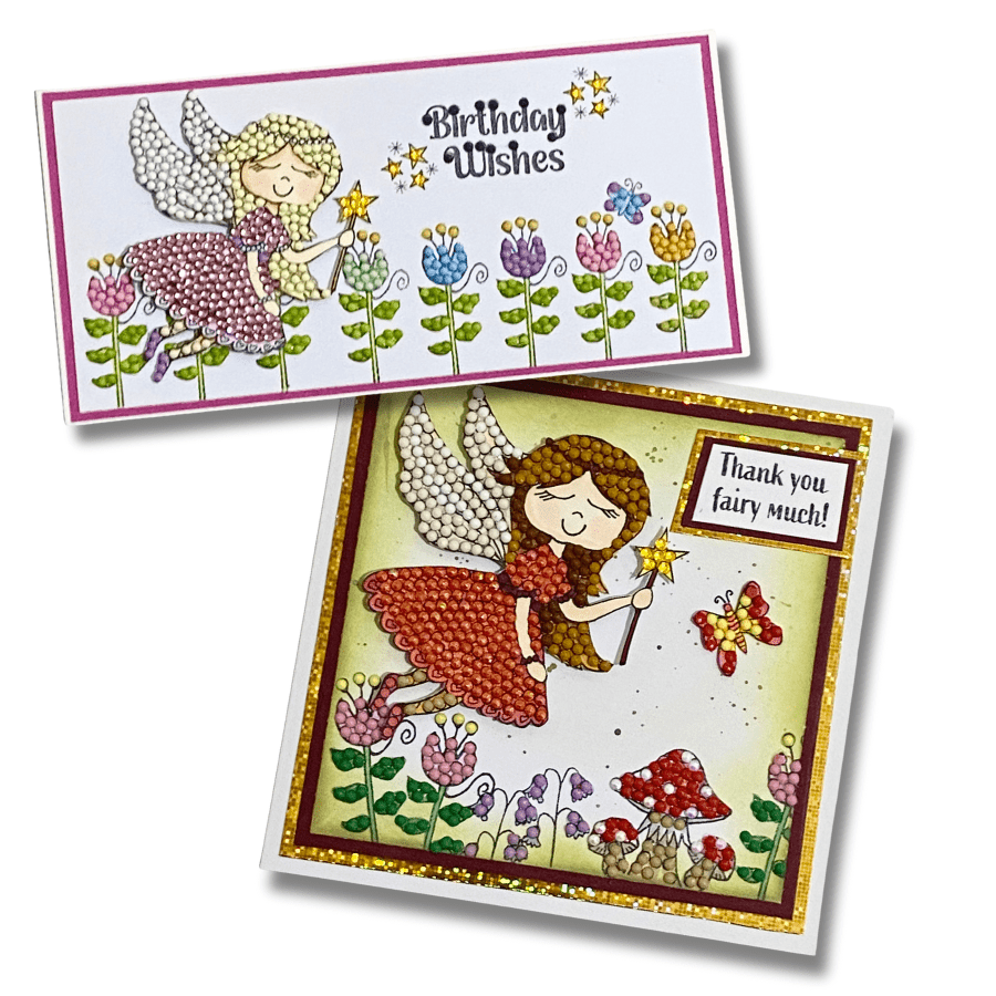 Fairy Wishes A6 Crystal Art Stamp Set 6