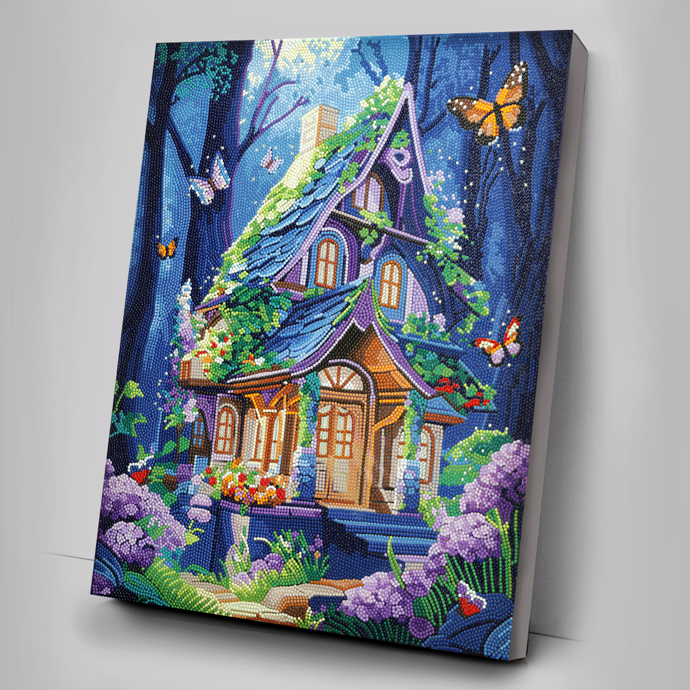 Fantasy House Crystal Art canvas kit complete 1