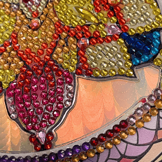 Load image into Gallery viewer, Flower Crystal Art Hanging Decoration Kit shine
