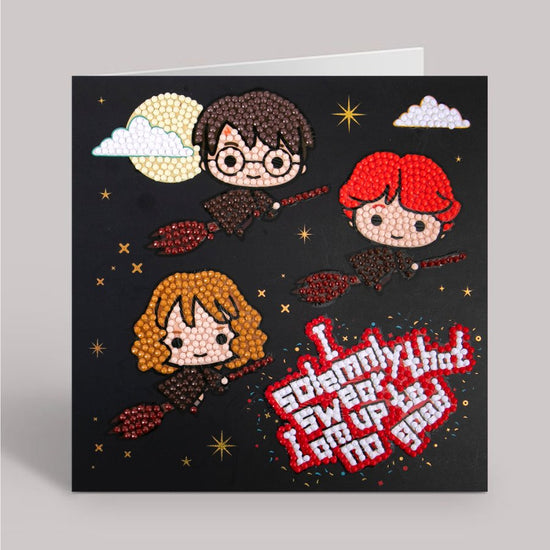 Flying High Harry Potter Crystal Art Card 1